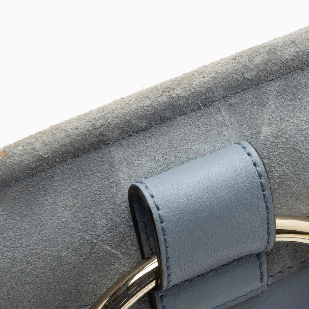 Chloe Suede Calfskin Faye Mini Bracelet Bag (SHF-M6mAJI)