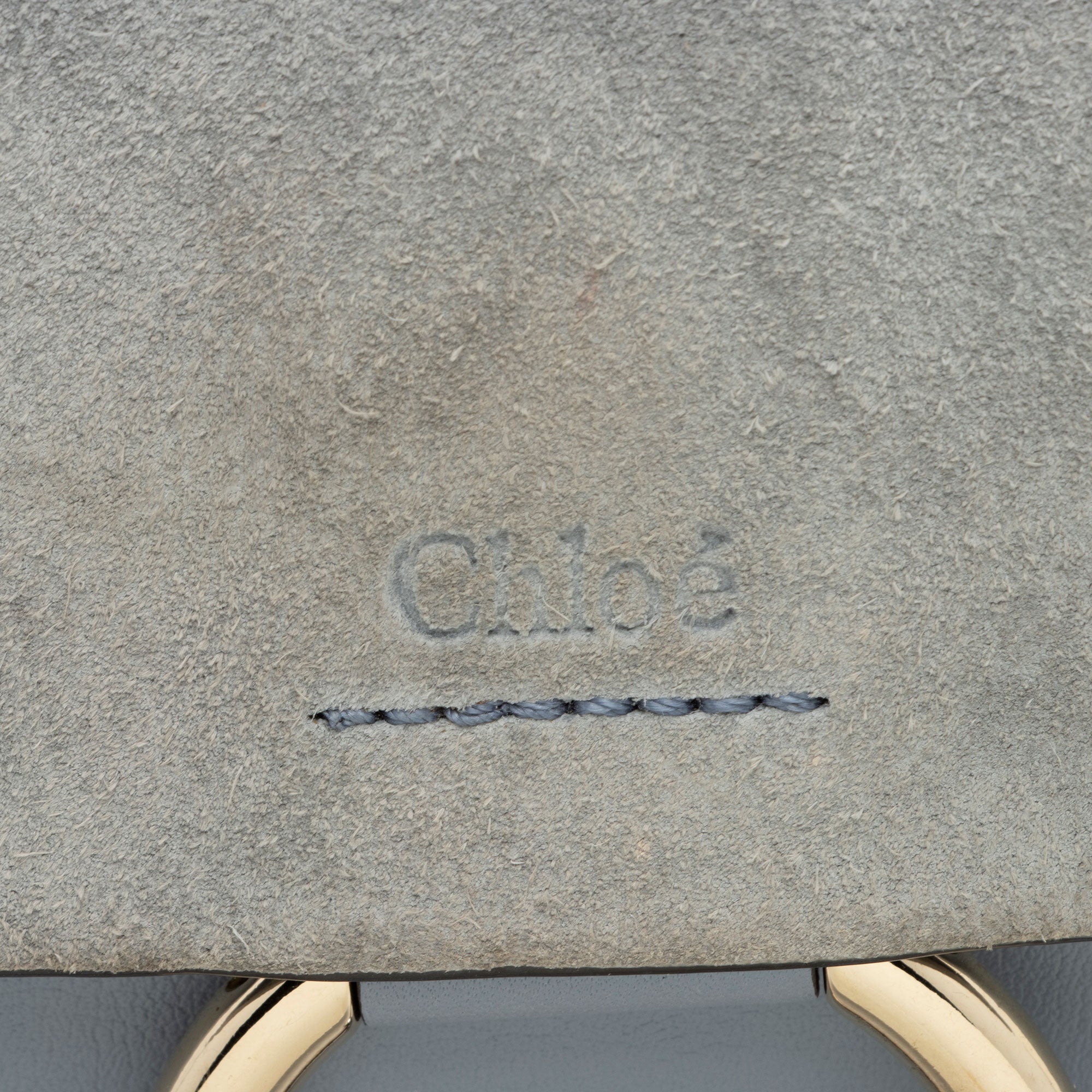 Chloe Suede Calfskin Faye Mini Bracelet Bag (SHF-M6mAJI)