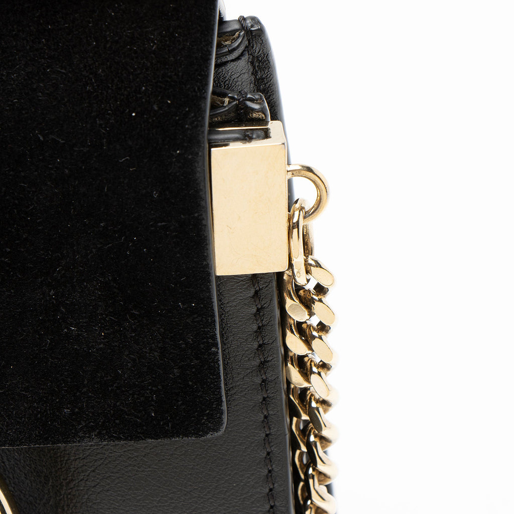 Chloe Suede Calfskin Faye Small Bracelet Bag