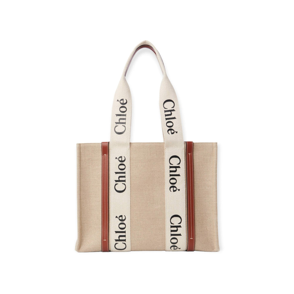 Woody Linen Tote Bag