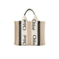 Woody Mini Linen Tote Bag