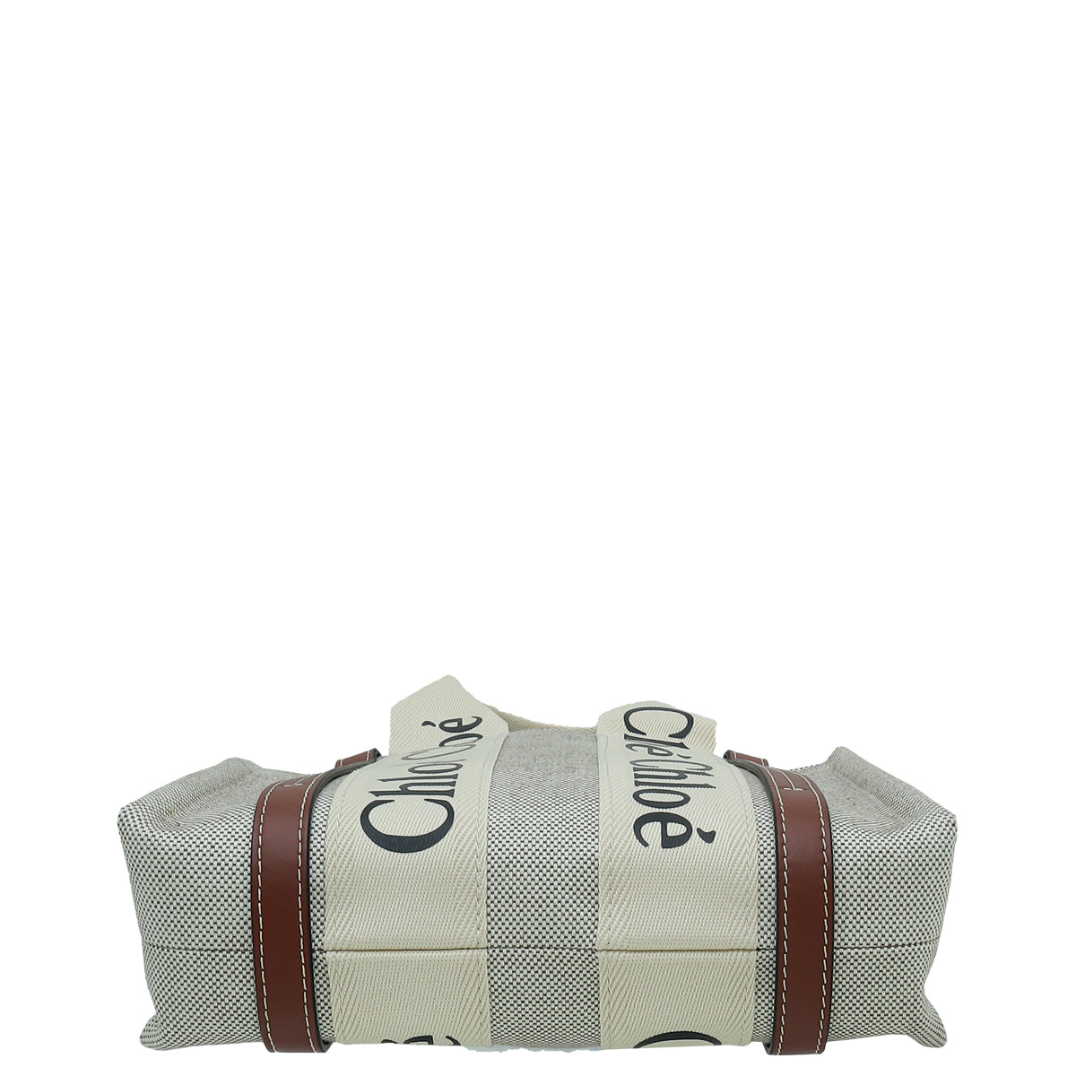 Chloe Bicolor Woody Tote Bag