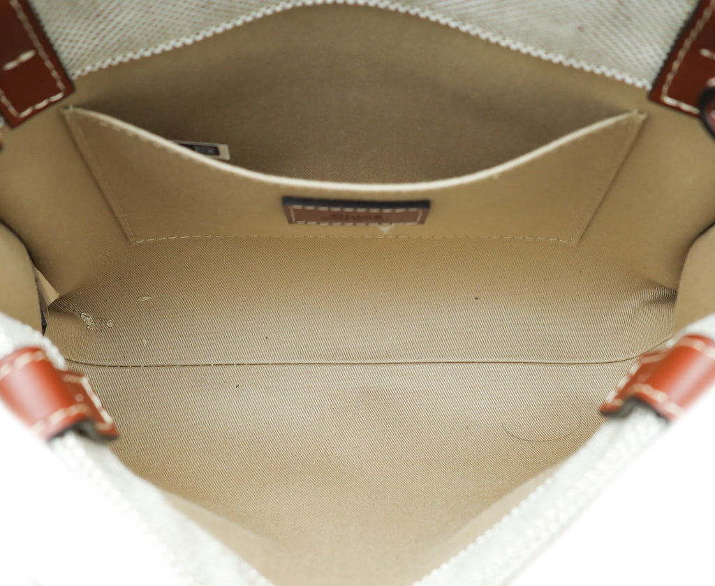 Chloe Bicolor Woody Tote Bag