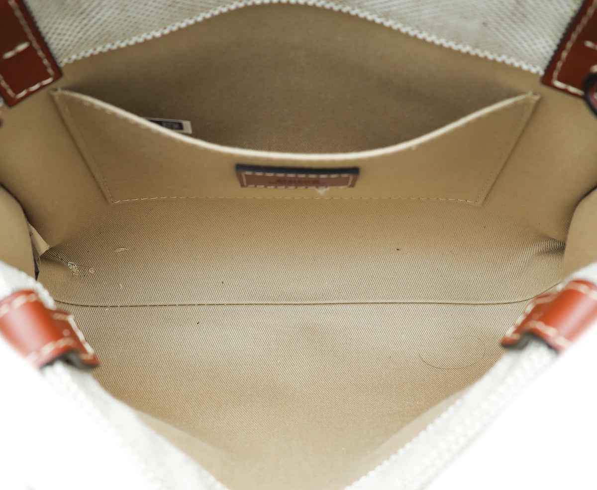 Chloe Bicolor Woody Tote Bag
