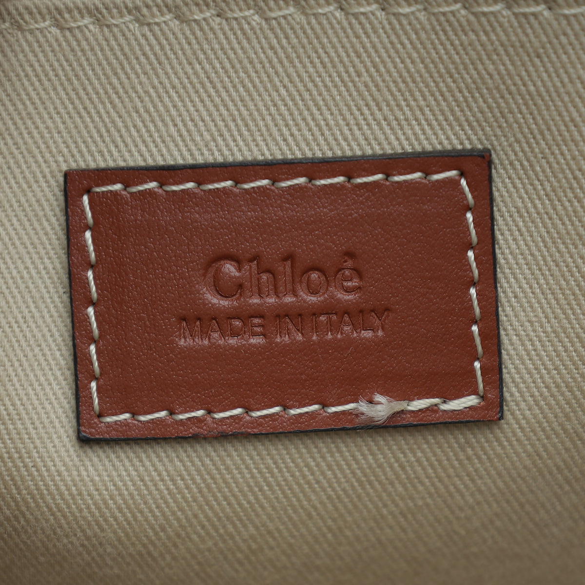 Chloe Bicolor Woody Tote Bag