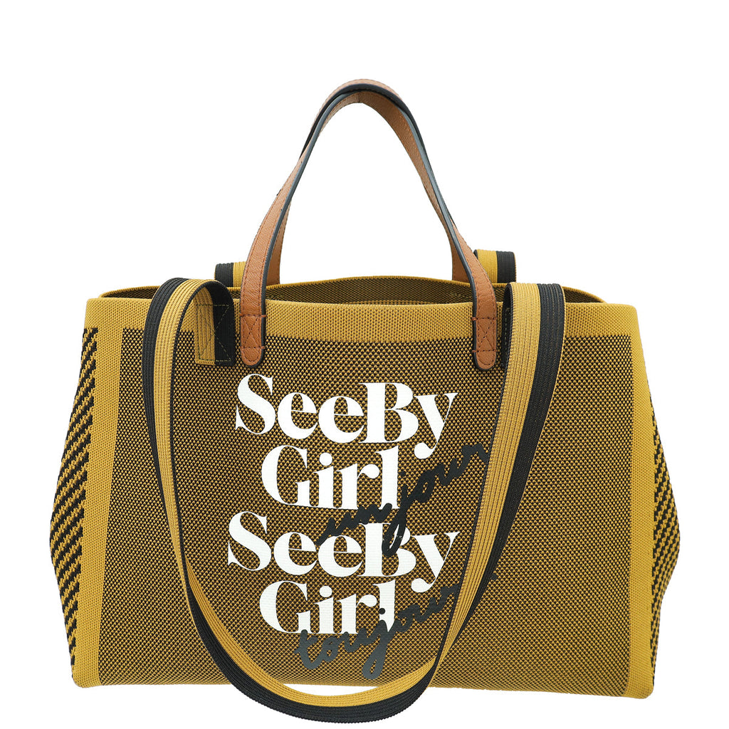 Chloe Bicolor See by Bye Girl Tote Bag
