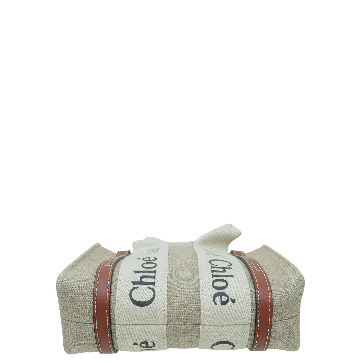 Chloe Bicolor Woody Mini Tote Bag