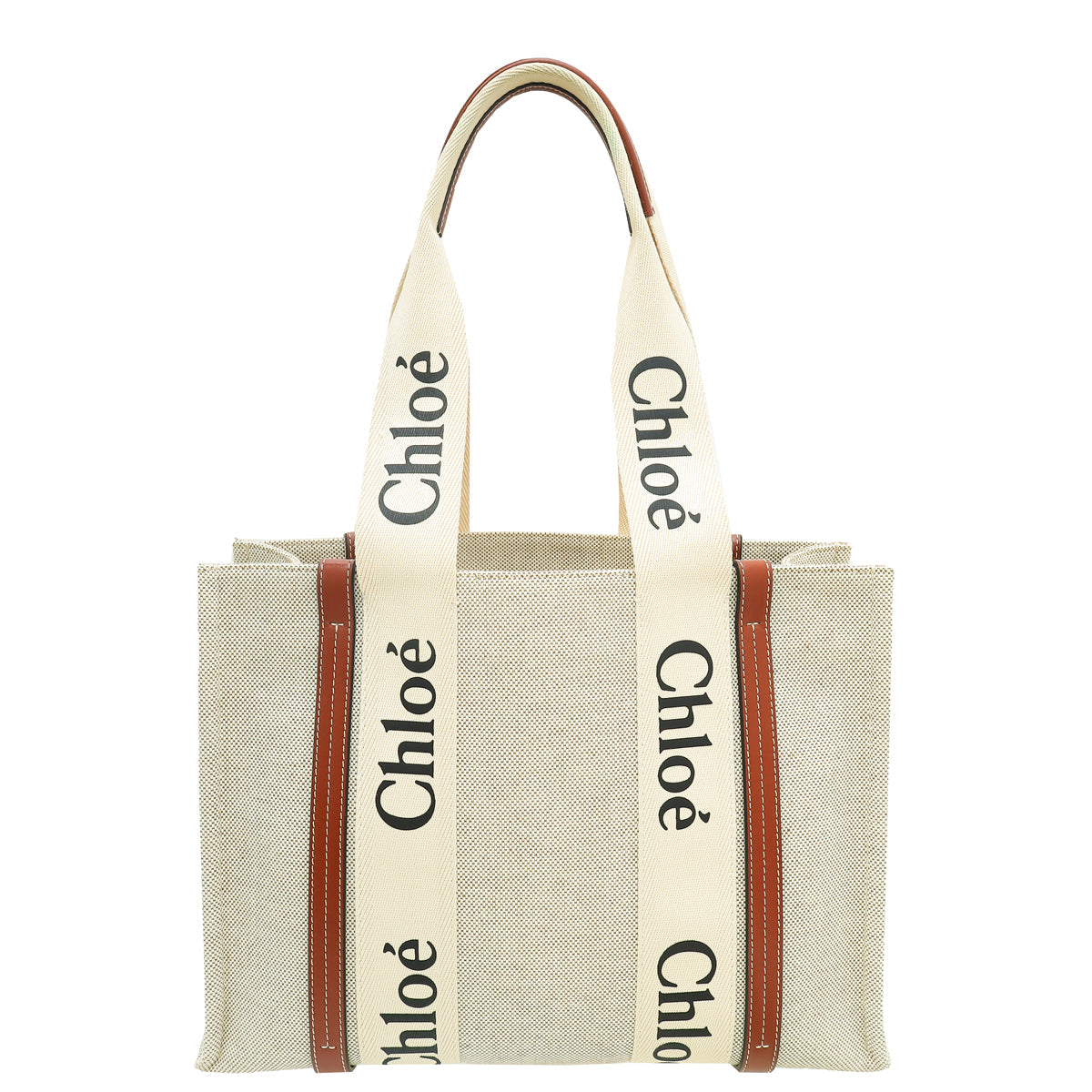 Chloe Bicolor Woody Tote Medium Bag