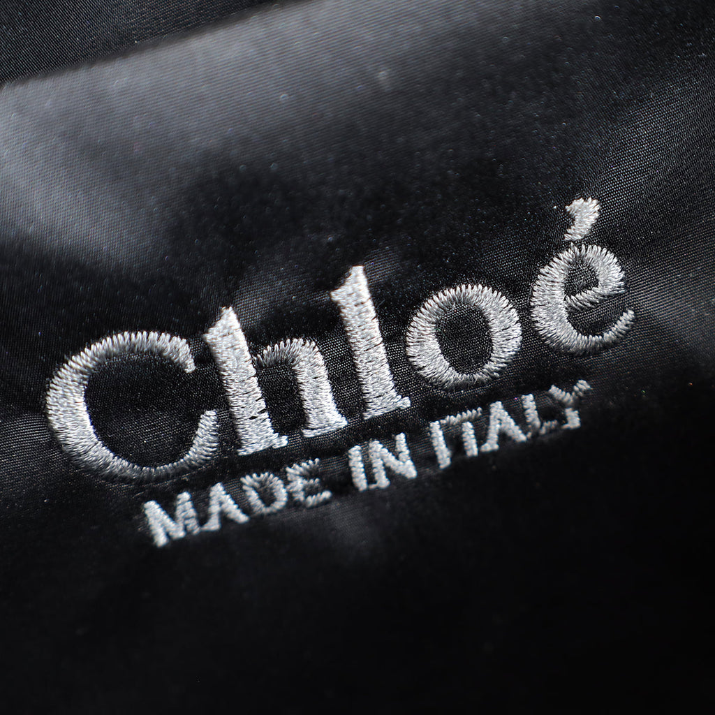 Chloe Black Nylon Woody Tote Small Bag