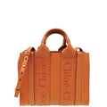 Chloe Caramel Woody Small Embroidered Tote Bag