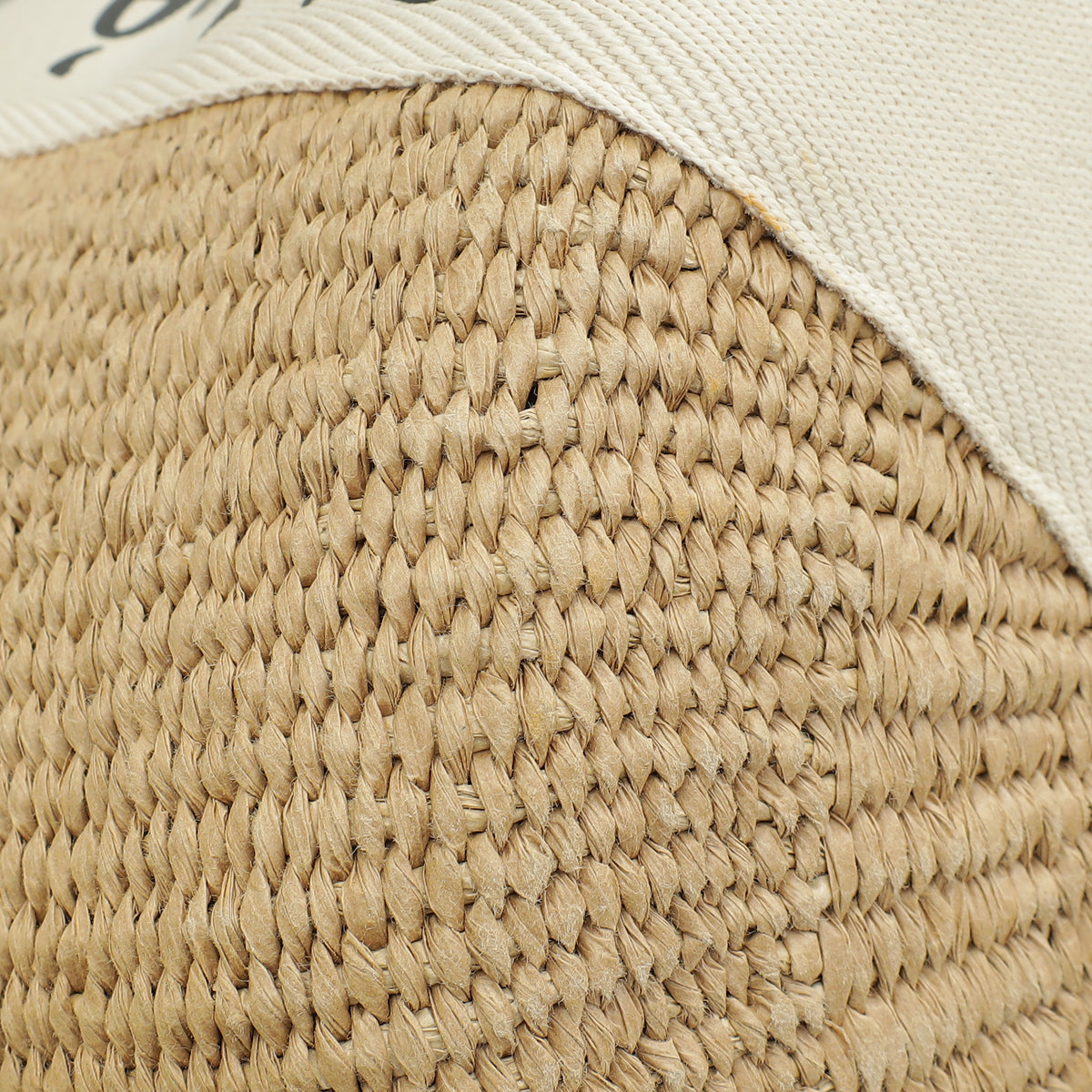 Chloe Bicolor Woody Basket Large Tote Bag