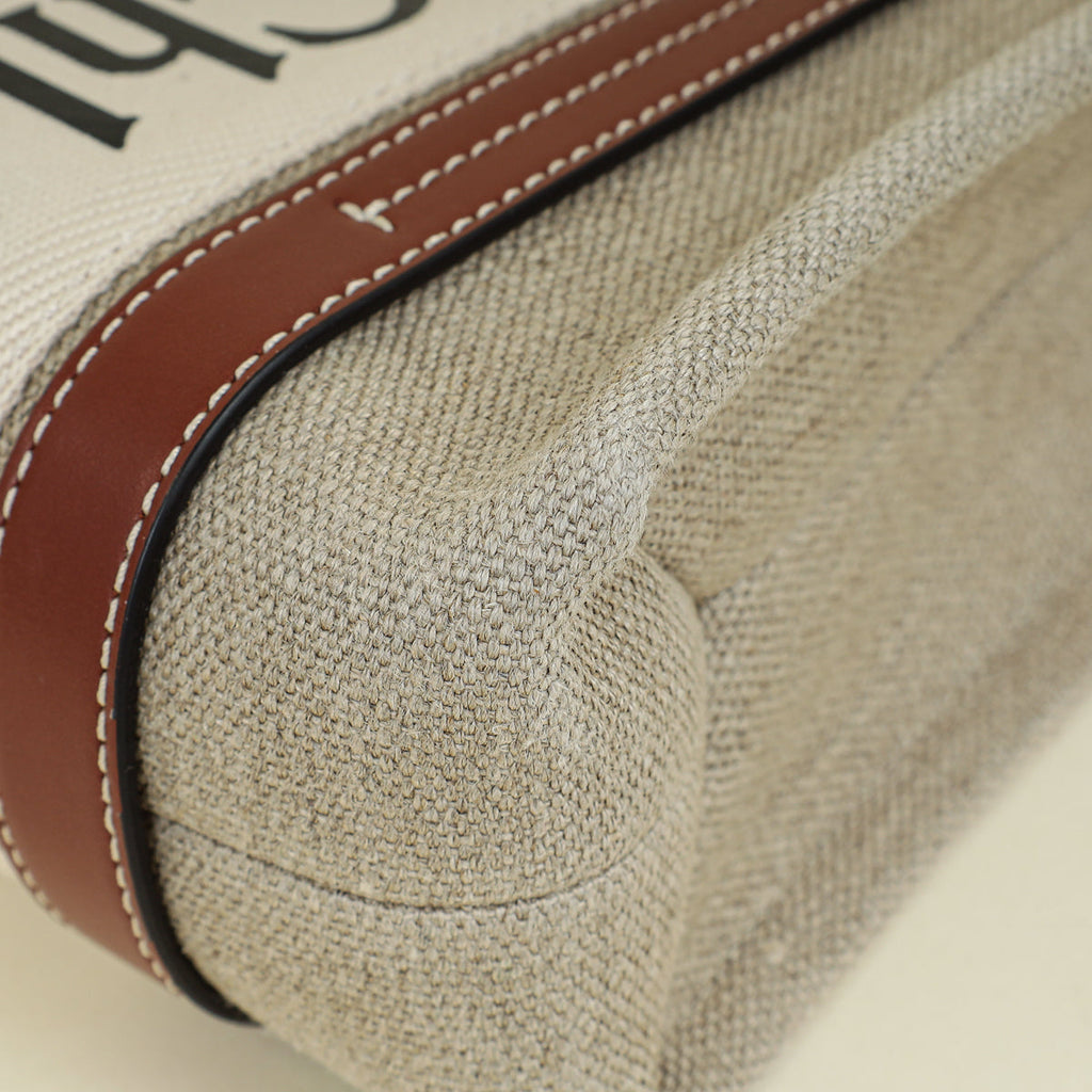 Chloe Tan Small Woody Tote Bag