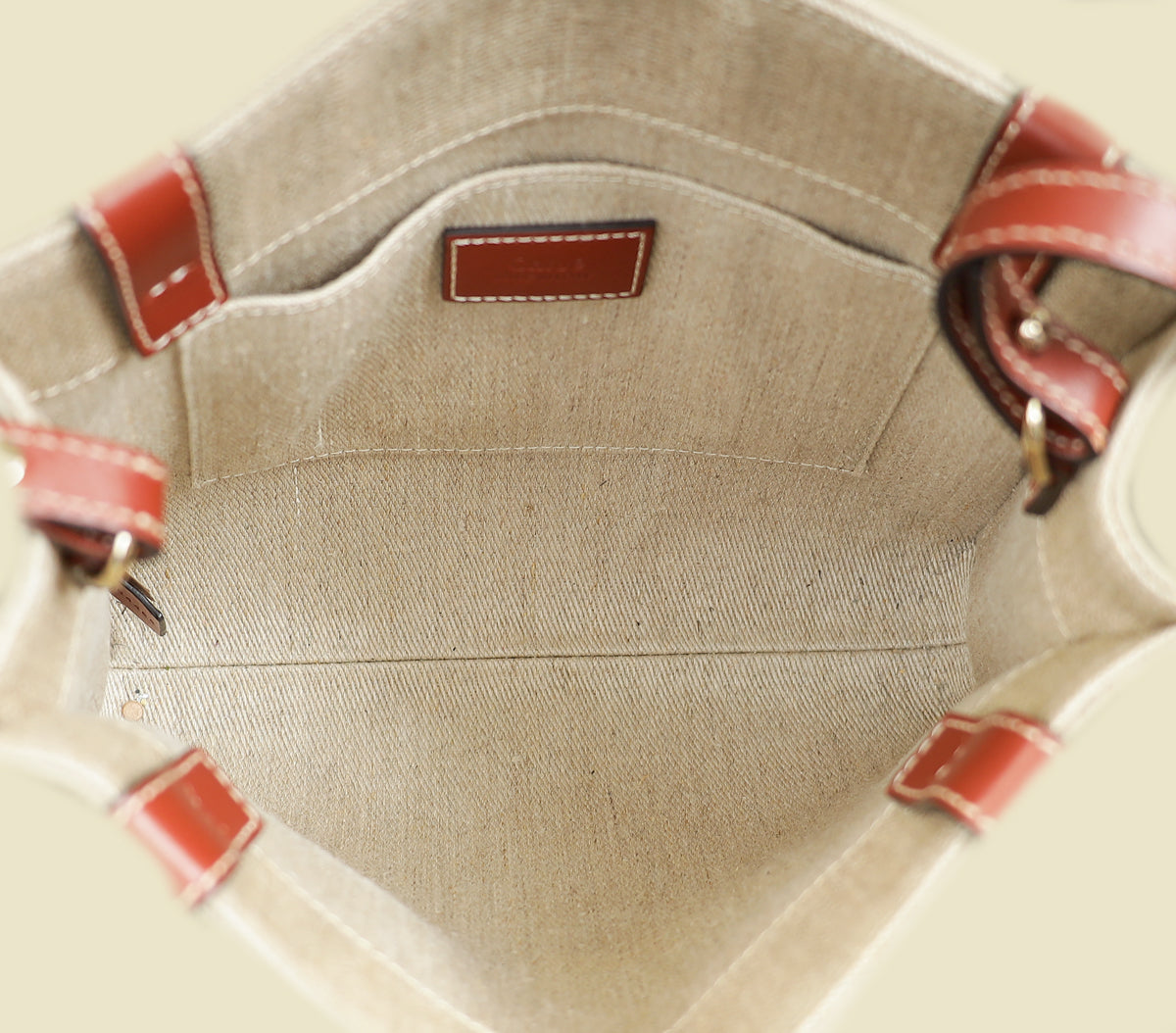 Chloe Tan Small Woody Tote Bag