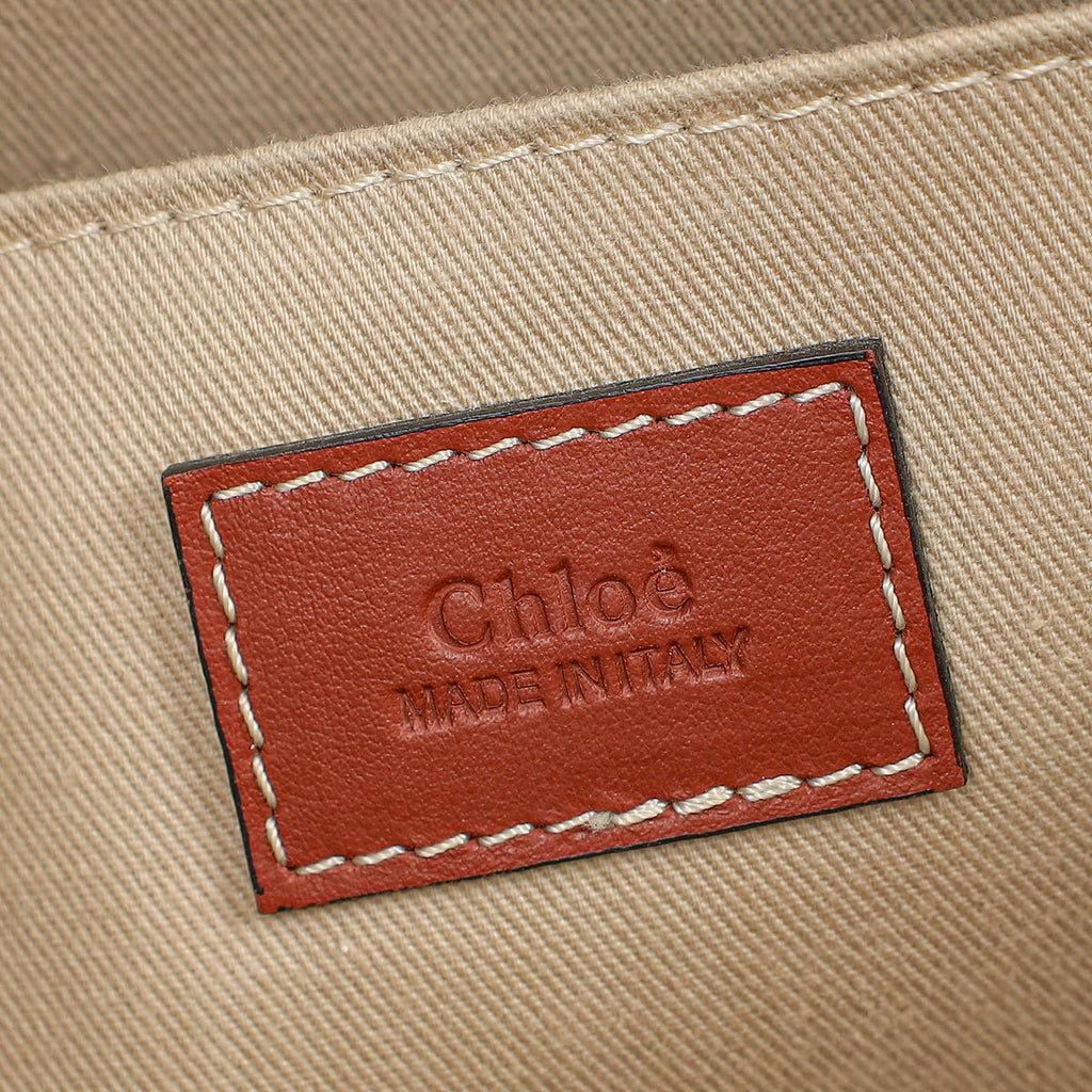 Chloe Bicolor Woody Tote Medium Bag