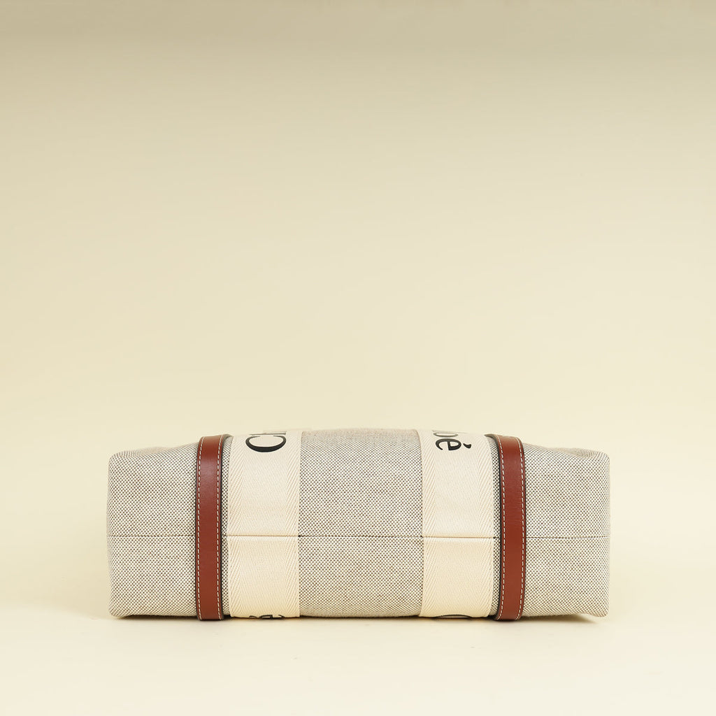 Chloe Bicolor Woody Tote Medium Bag