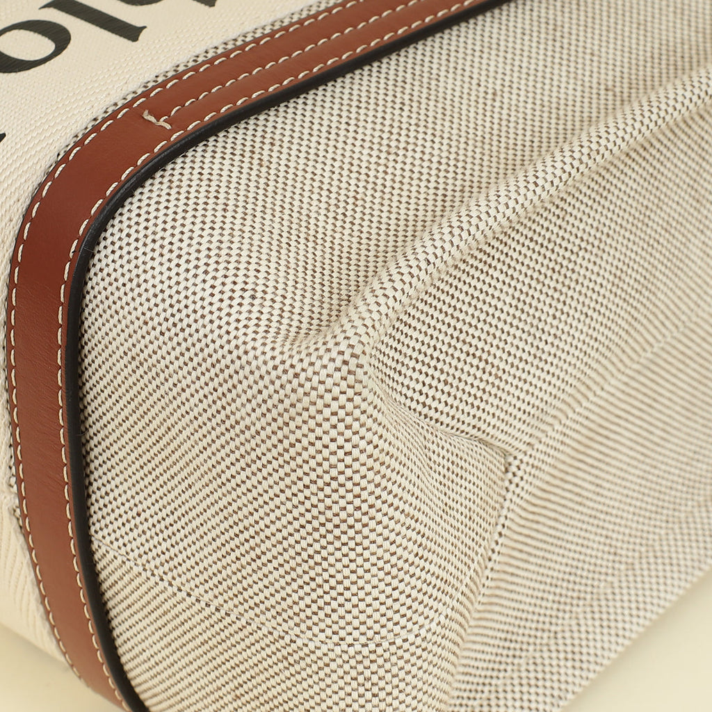 Chloe Bicolor Woody Tote Medium Bag