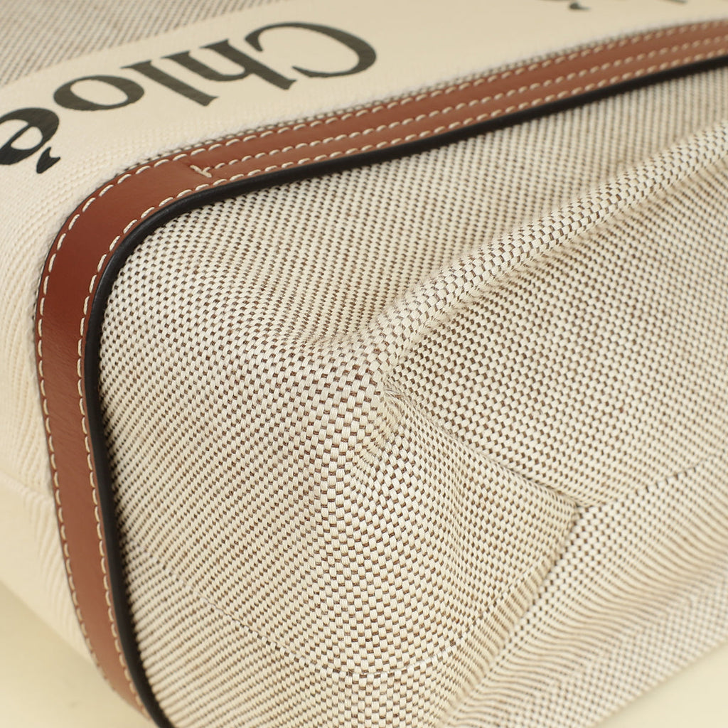 Chloe Bicolor Woody Tote Medium Bag