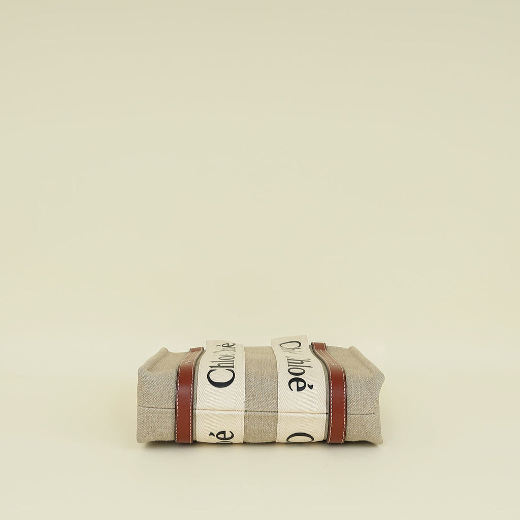 Chloe Bicolor Small Woody Tote Bag