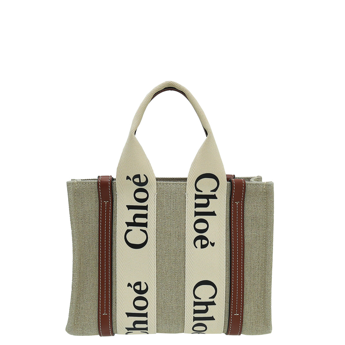 Chloe Bicolor Woody Small Tote Small Bag