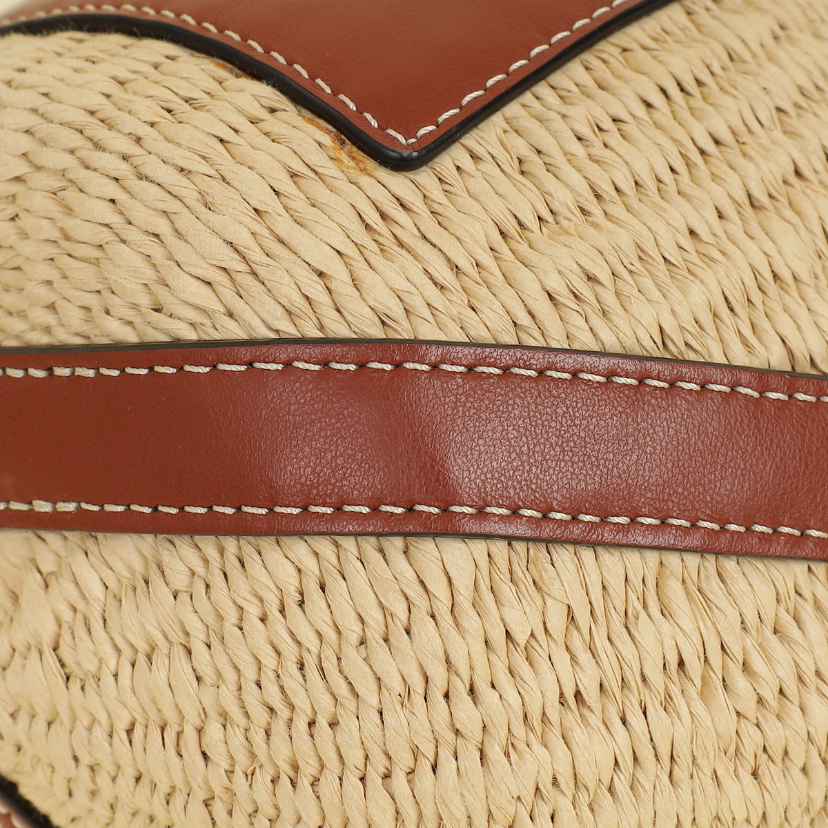 Chloe Bicolor X Mifuko Raffia Basket Shoulder Bag