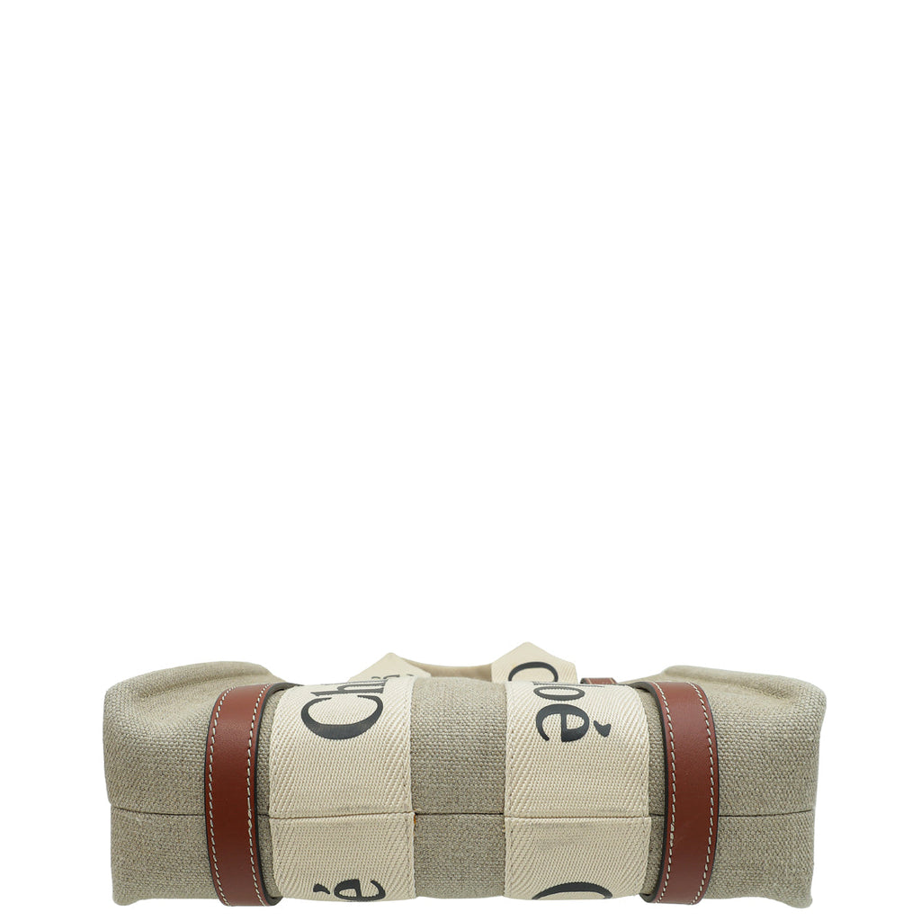 Chloe Bicolor Small Woody Tote Bag