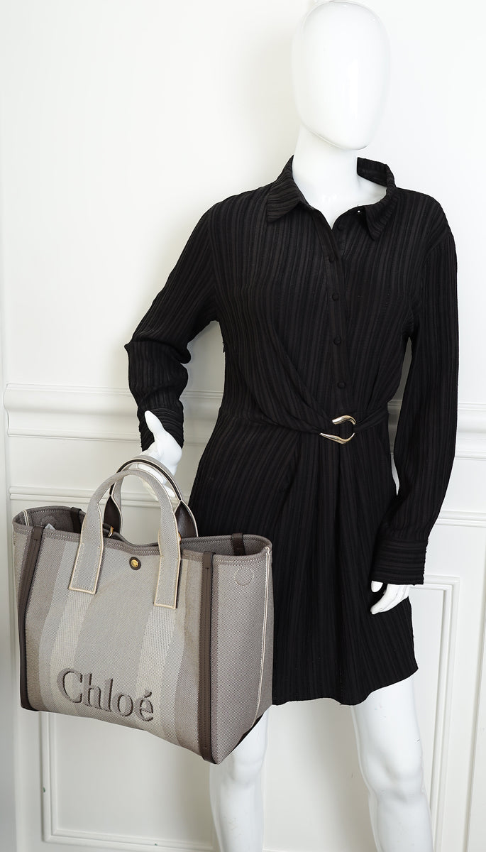 Chloe Kohl Brown Carry Tote Medium Bag