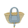 Chloe Grey Marcie Mini Basket Bag