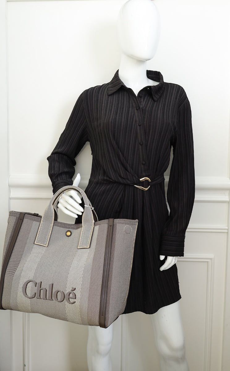 Chloe Kohl Brown Carry Tote Bag