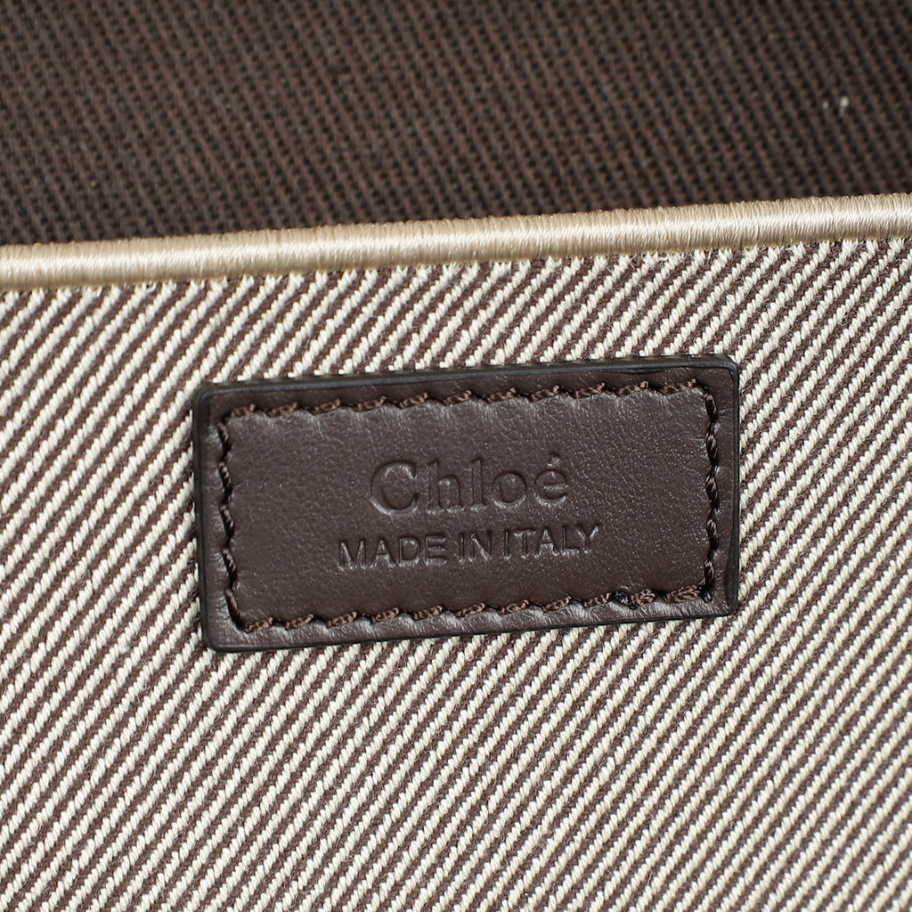 Chloe Kohl Brown Carry Tote Bag