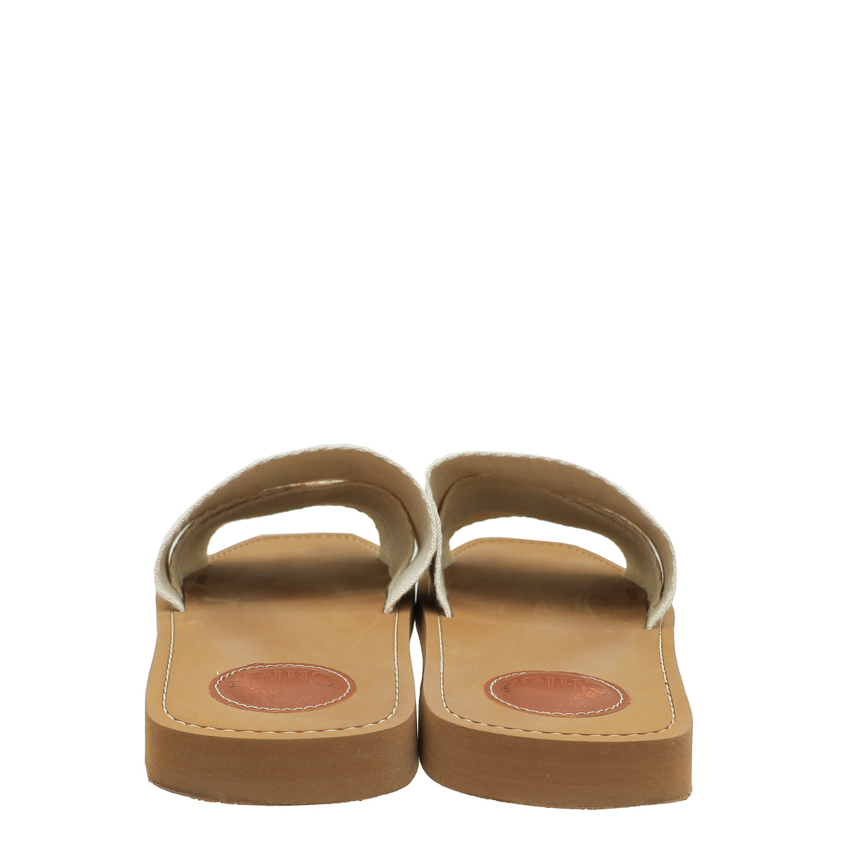 Chloe Bicolor Woody Flat Mule 40