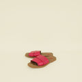 Chloe Fuchsia Woody Slide Sandals 38