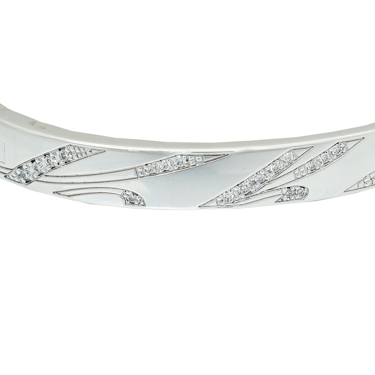 Chopard 18K White Gold Diamonds "Chopardissimo" Medium Bracelet 17