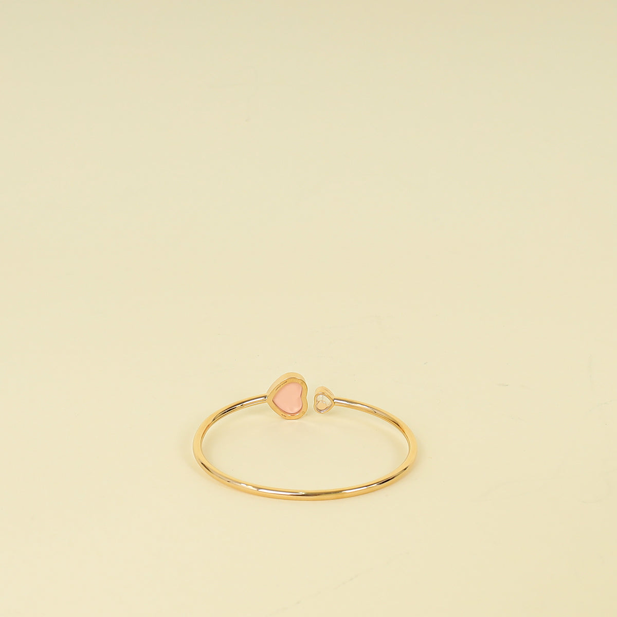 Chopard 18K Yellow Gold Diamond Opal Happy Hearts Bracelet