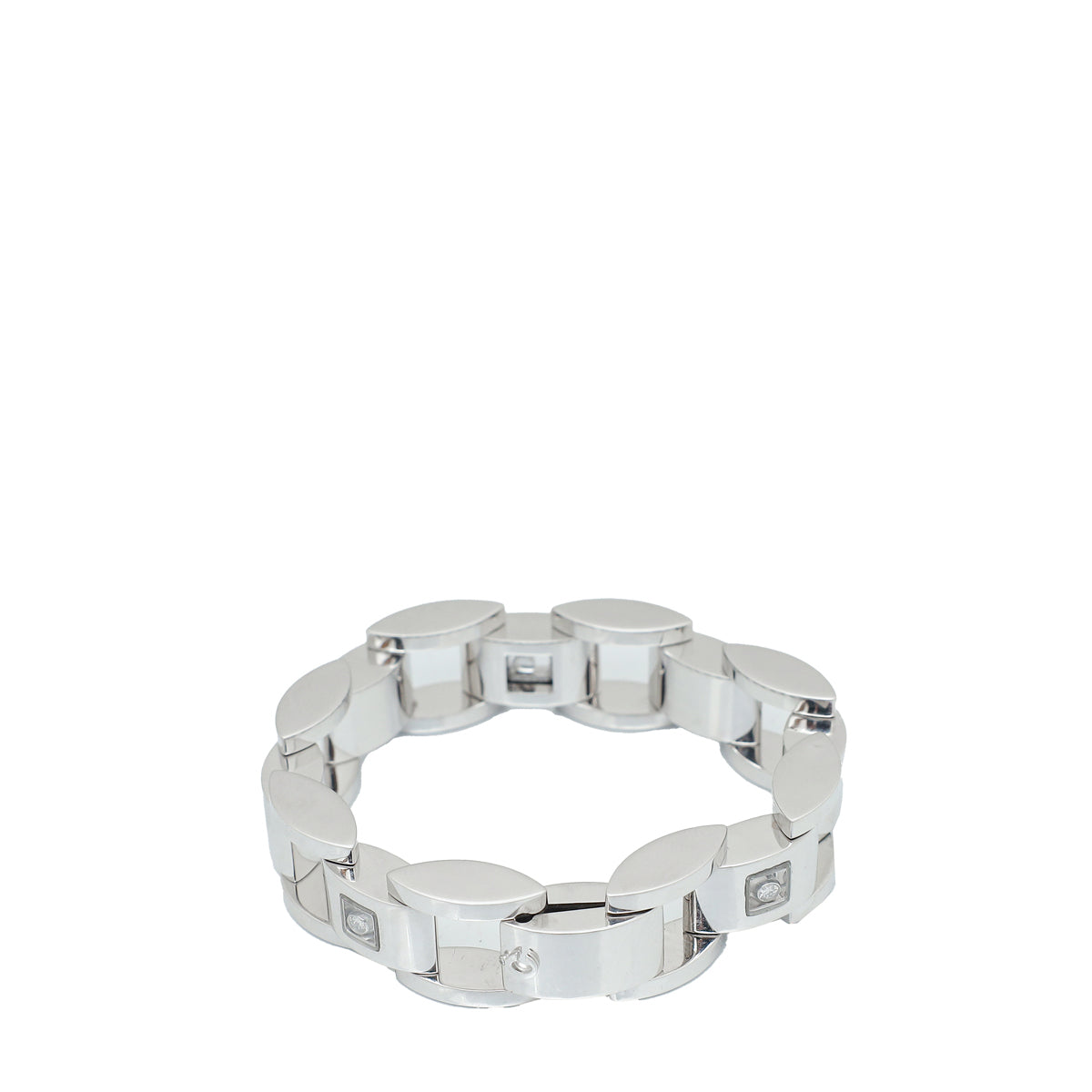 Chopard 18K White Gold Diamond Chopard La Strada Bracelet