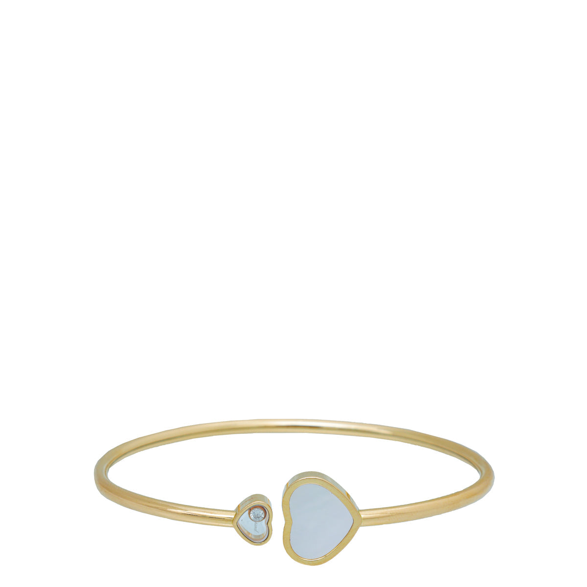 Chopard Ethical Rose Gold MOP Happy Hearts Bracelet