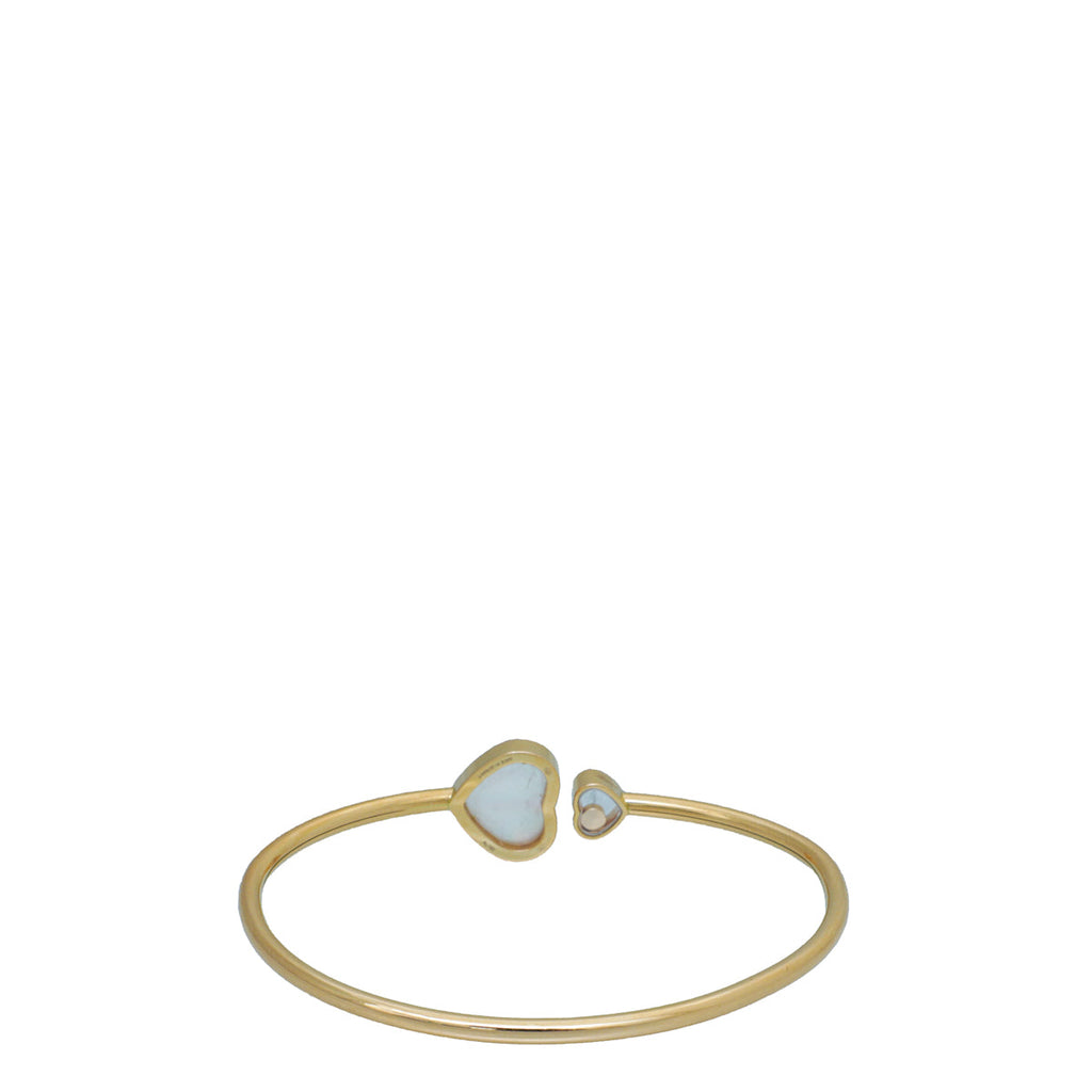 Chopard Ethical Rose Gold MOP Happy Hearts Bracelet
