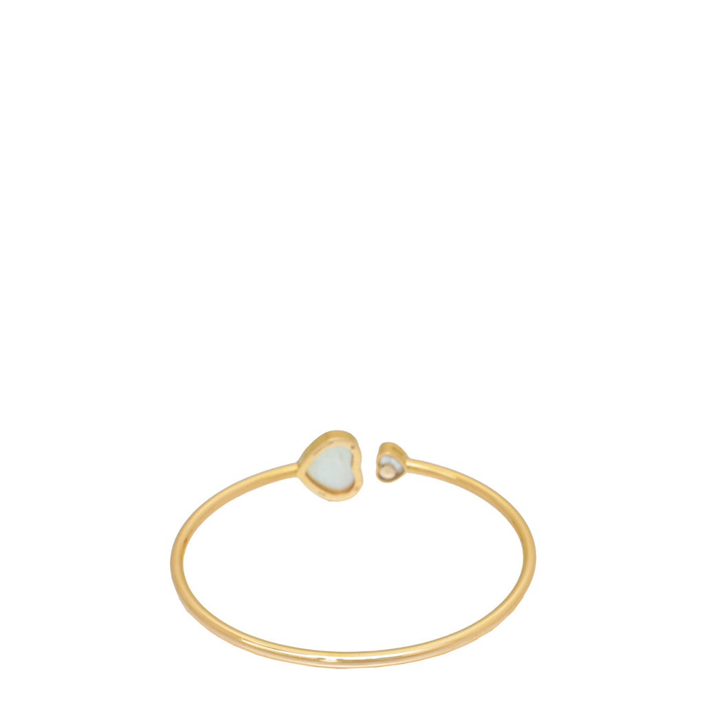 Chopard Ethical Rose Gold MOP Happy Hearts Bangle