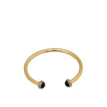 Piaget 18K Rose Gold Diamond Onyx Possession Open Bracelet 16
