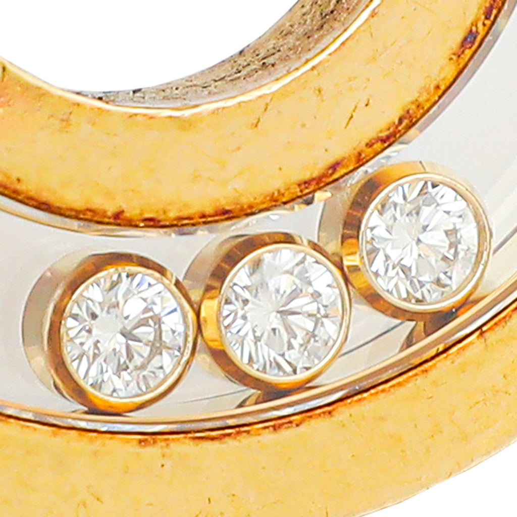 Chopard 18K Yellow Gold Happy Diamonds Earrings