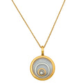 Chopard 18K Rose Gold Diamond Happy Spirit Pendant Necklace