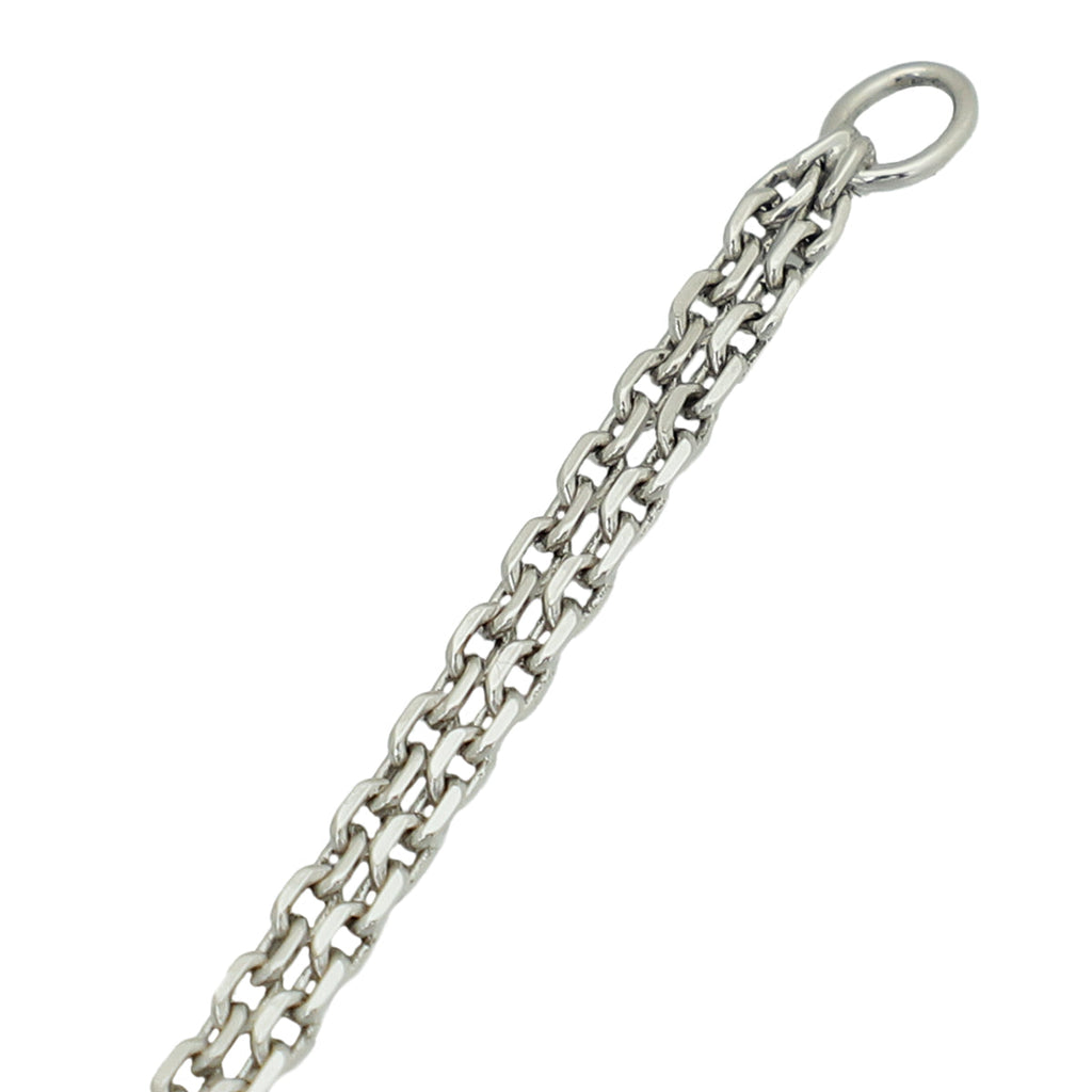 Chopard 18K White Gold Diamond Happy Emotion Large Model Necklace