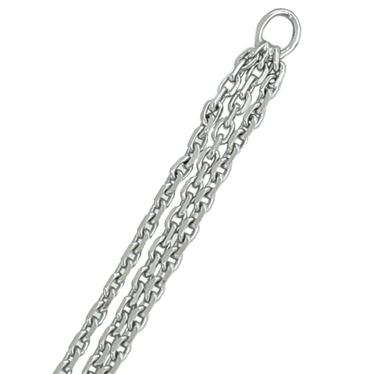 Chopard 18K White Gold Diamond Happy Spirit Pendant Necklace