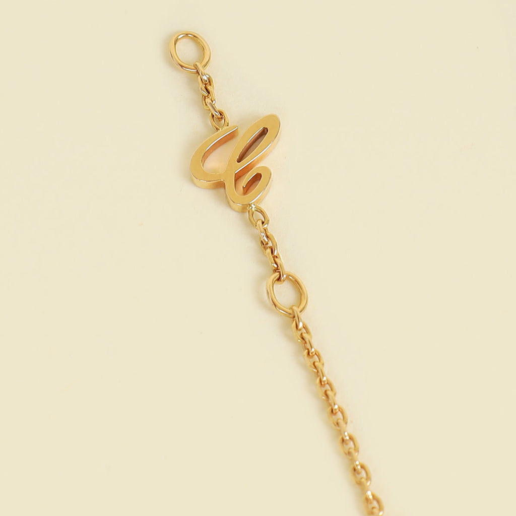 Chopard 18K Rose Gold Ice Cube Diamond Necklace