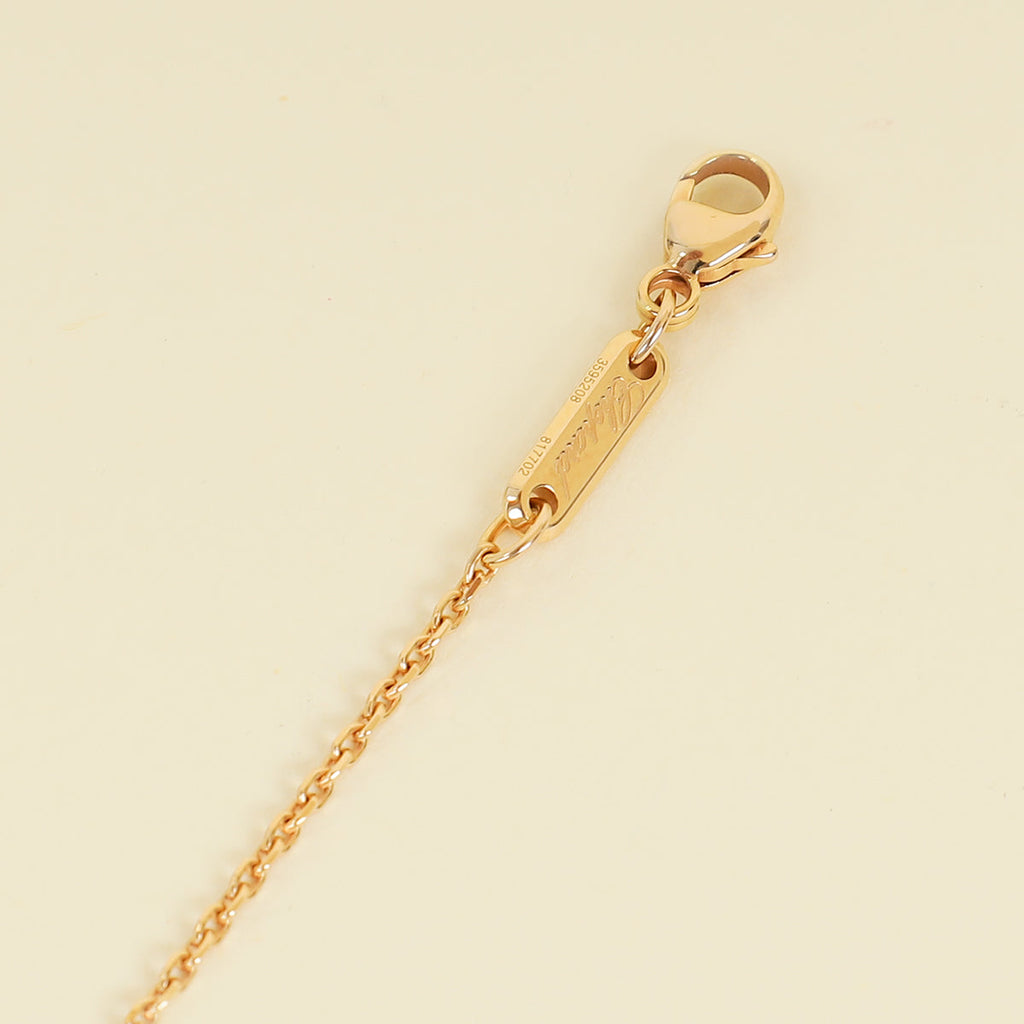 Chopard 18K Rose Gold Ice Cube Diamond Necklace