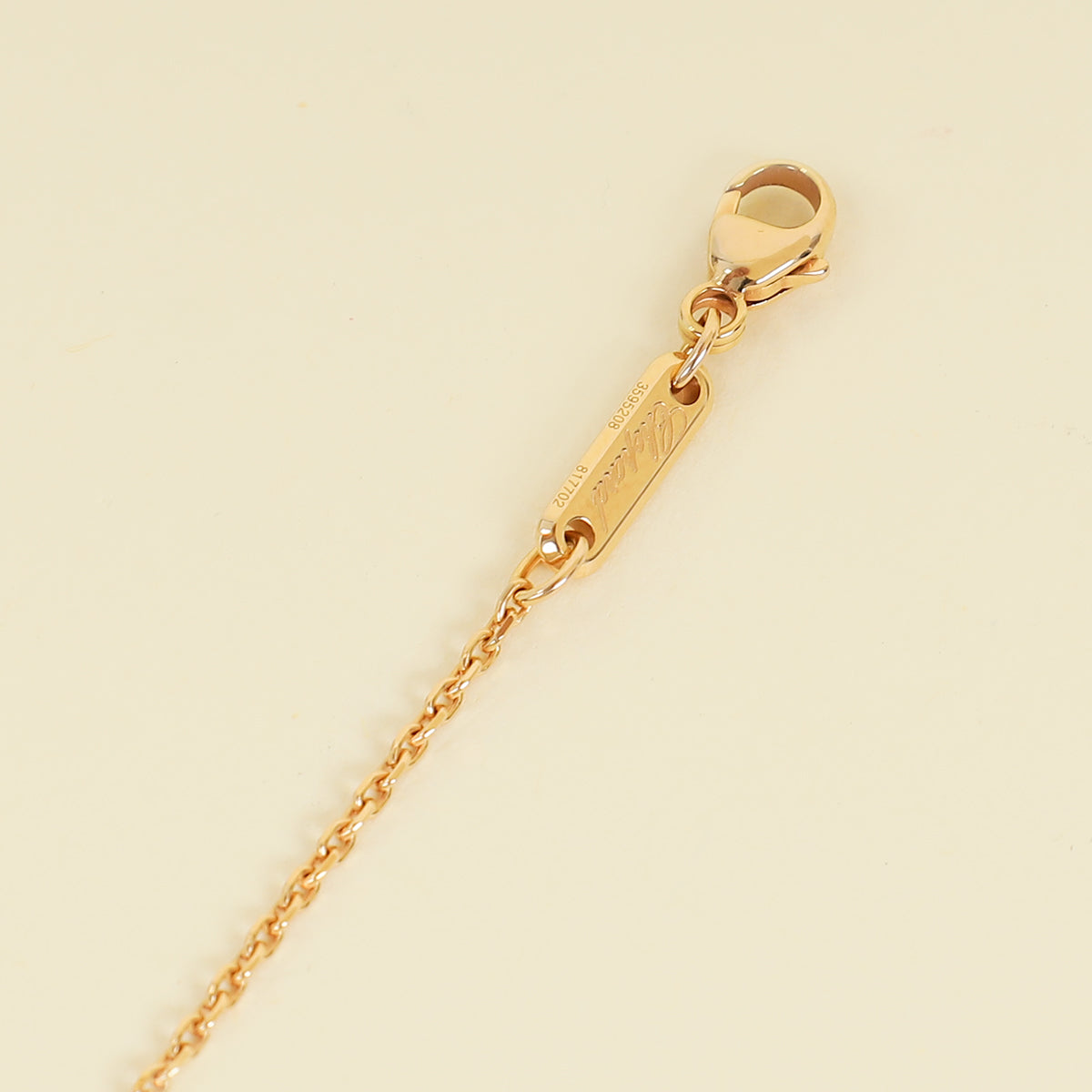 Chopard 18K Rose Gold Ice Cube Diamond Necklace