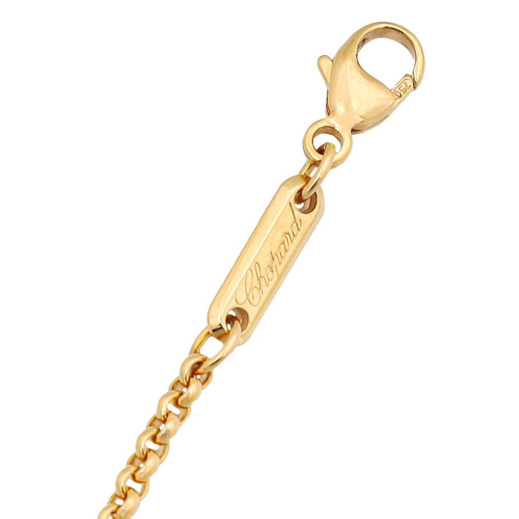Chopard 18K Pink Gold Diamond "Chopardissimo" Pendant Necklace