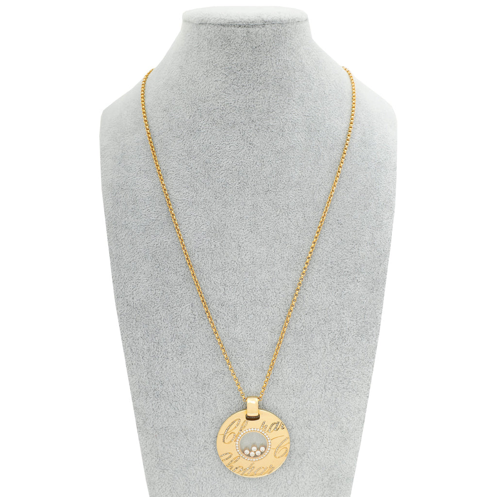 Chopard 18K Yellow Gold "Chopardissimo" w/Diamonds Necklace
