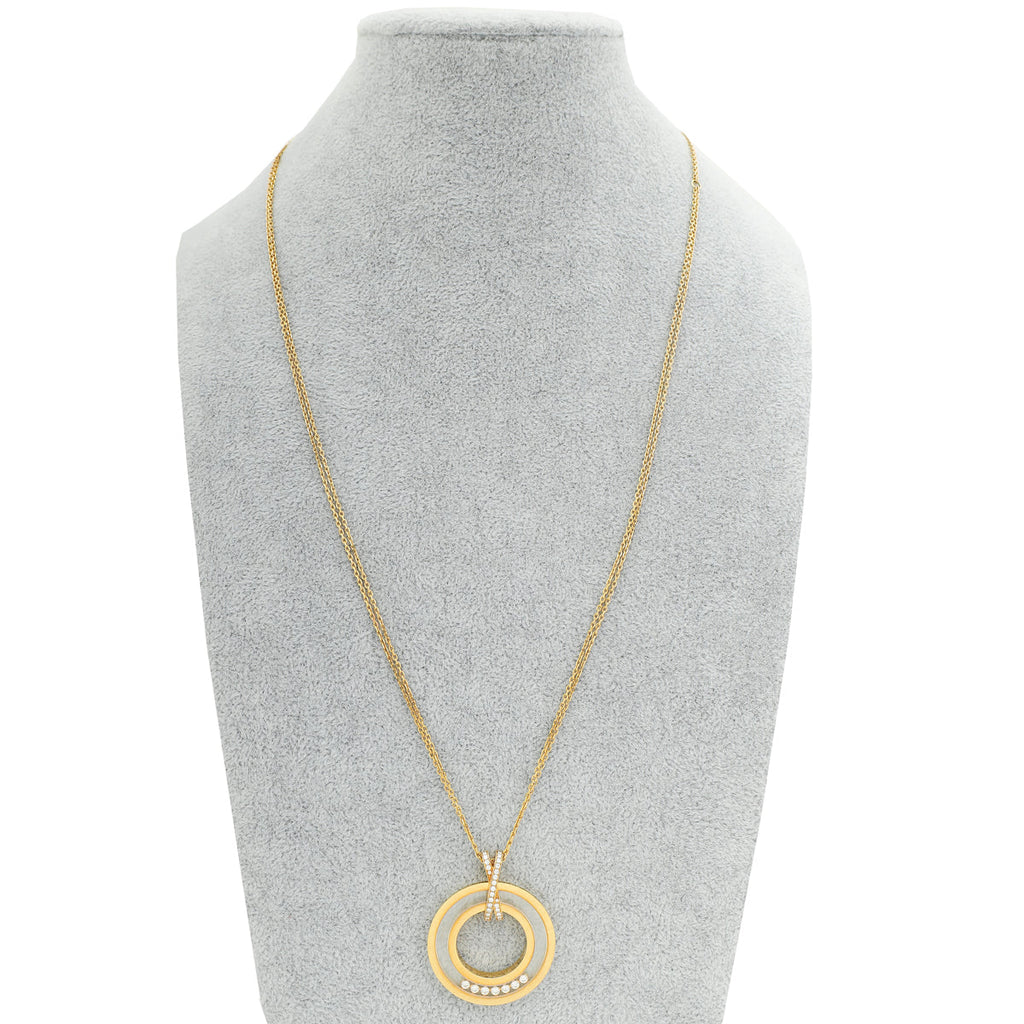Chopard 18K Yellow Gold Happy Diamonds Necklace
