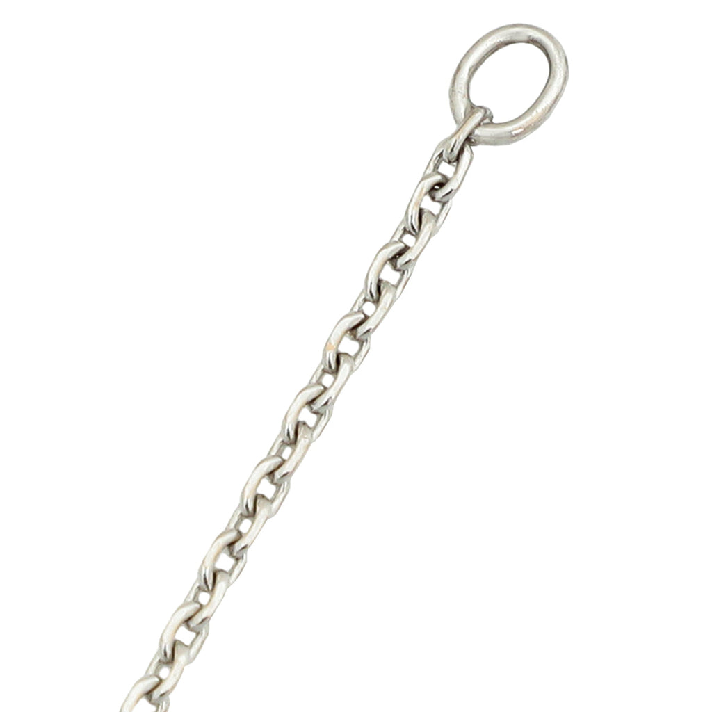 Chopard 18K White Gold Diamond Happy Hearts Necklace
