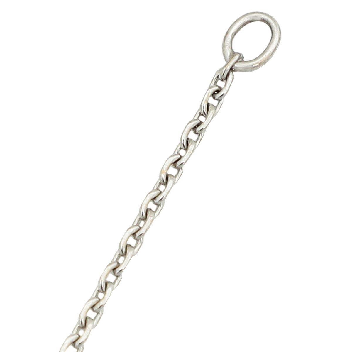 Chopard 18K White Gold Diamond Happy Hearts Necklace